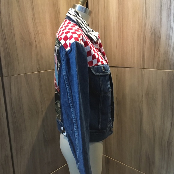 NEW Herman Market Unisex Cotton Dk Denim Jacket M - Picture 3 of 12